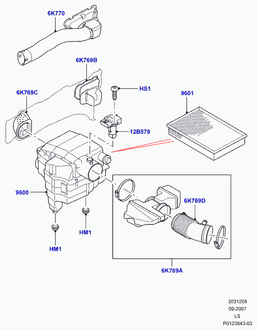 Land Rover PHF000140 - Debimetro www.autoricambit.com