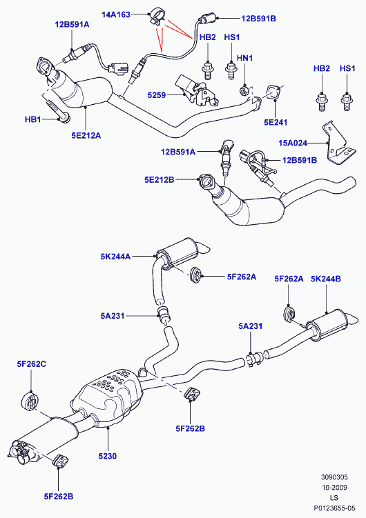 Land Rover MHK500910 - Sonda lambda www.autoricambit.com