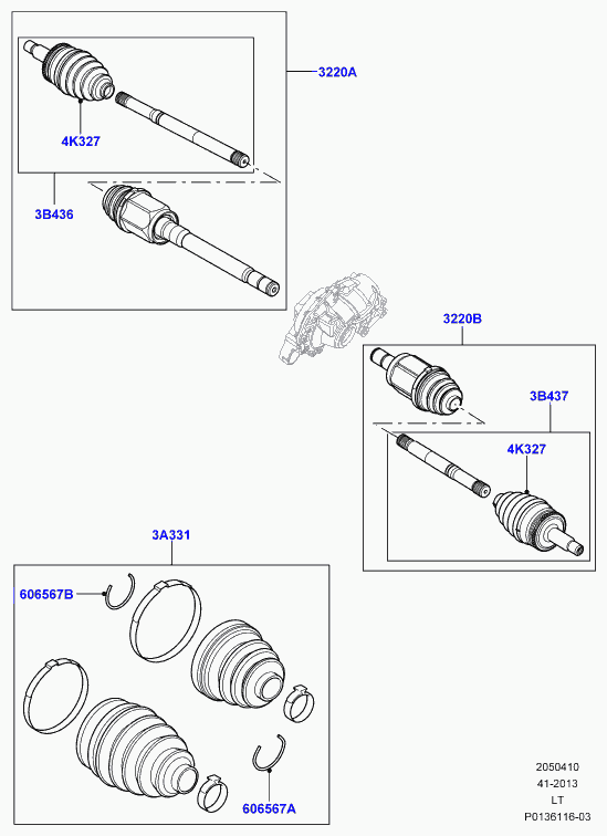 Rover TDR 500110 - Cuffia, Semiasse www.autoricambit.com