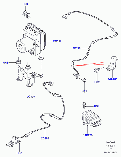 Land Rover SRB 5004 50 - Gruppo idraulico, Sistema frenante www.autoricambit.com