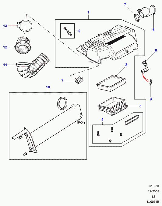 Rover MHK100620 - Debimetro www.autoricambit.com