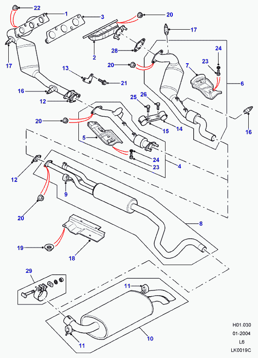 FORD MHK10 0940 - Sonda lambda www.autoricambit.com