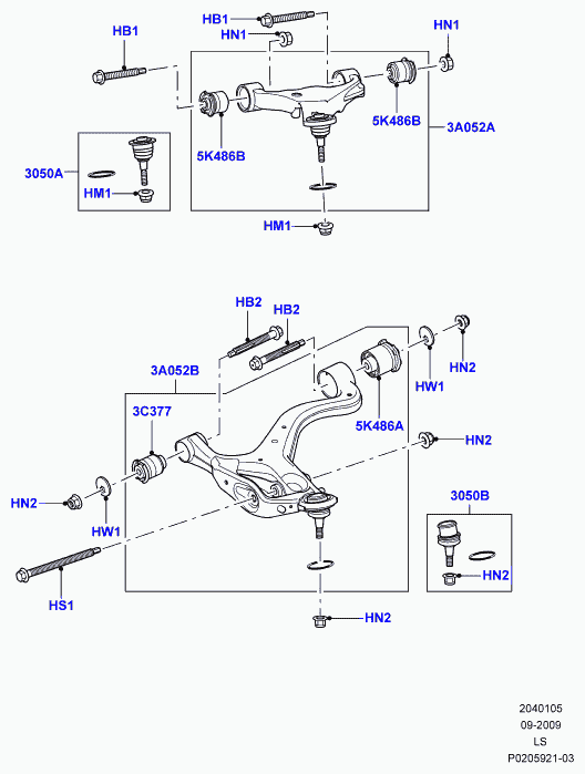 Land Rover LR0 25610 - Sospensione a ruote indipendenti www.autoricambit.com