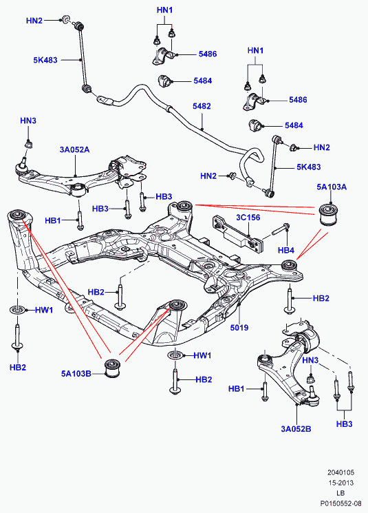 Land Rover #LR007206 - Sospensione a ruote indipendenti www.autoricambit.com