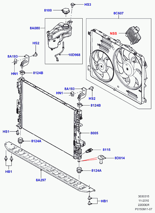 FORD LR006714 - Radiatore, Raffreddamento motore www.autoricambit.com