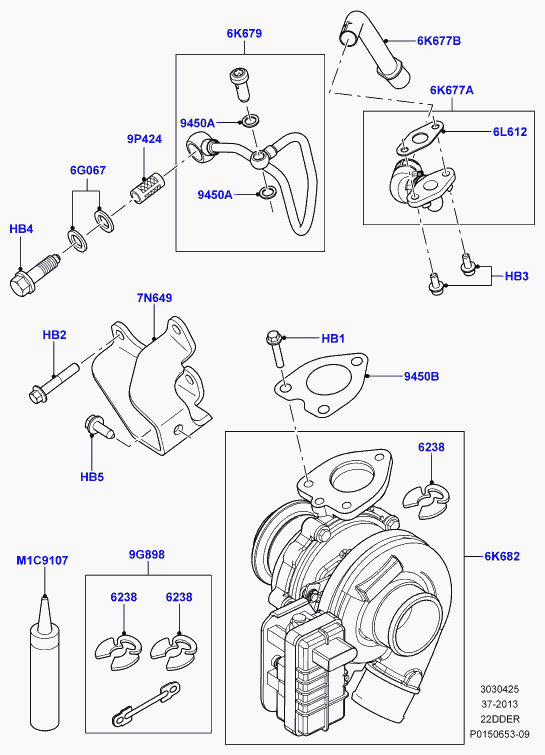 Land Rover LR003578 - Turbocompressore, Sovralimentazione www.autoricambit.com