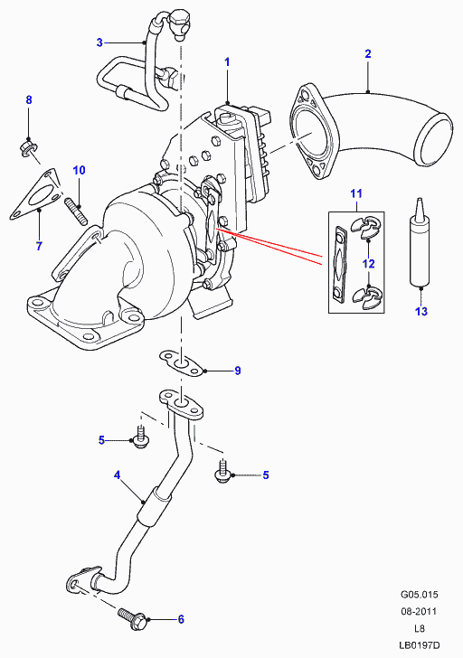 Rover LR009704 - Stud www.autoricambit.com