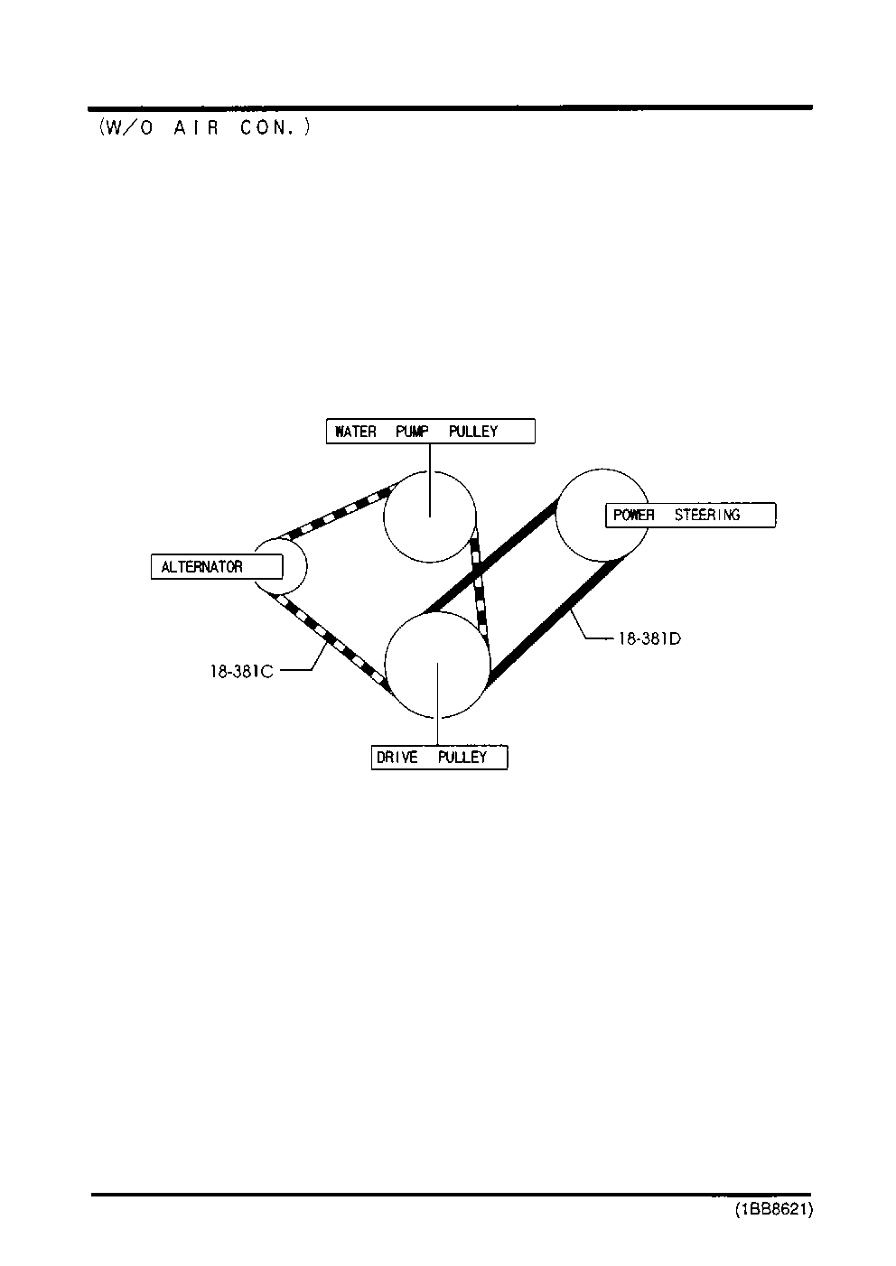 Mitsubishi B596-15-907 - Cinghia Poly-V www.autoricambit.com