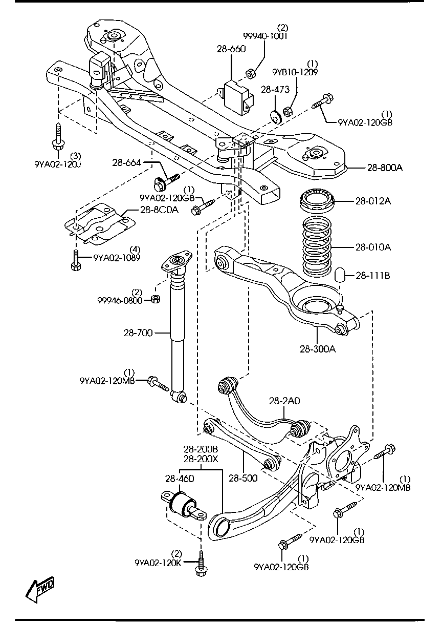 FORD C236-28-300A - Kit riparazione, Sospensione ruota www.autoricambit.com