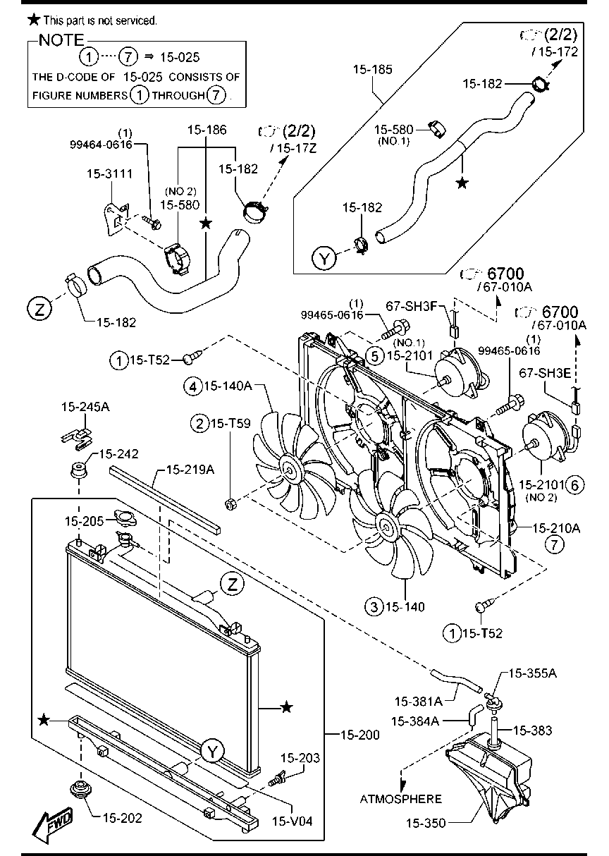 MAZDA PE11-15-205 - Tappo, radiatore www.autoricambit.com