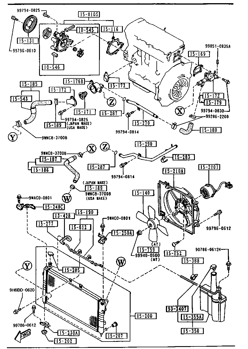 MAZDA F S05-15-171 - Termostato, Refrigerante www.autoricambit.com