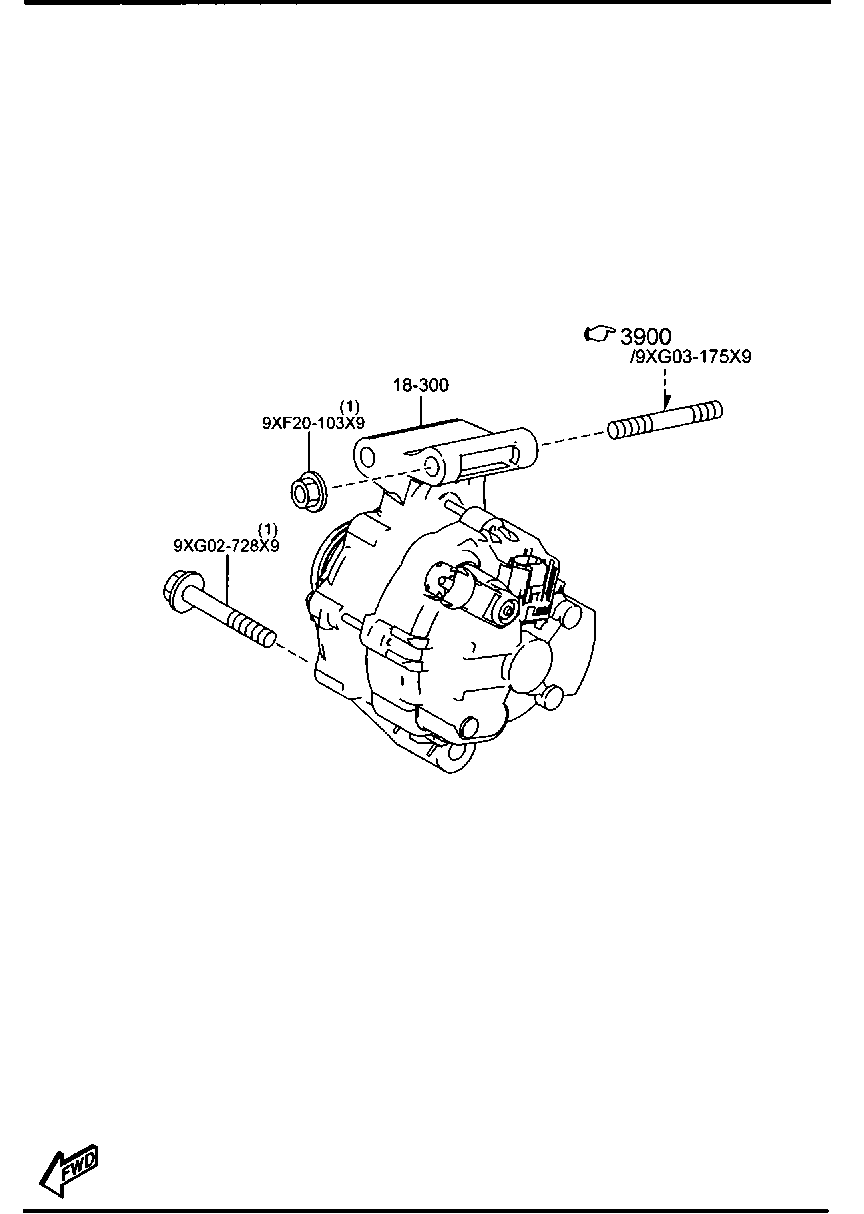 MAZDA C201-18-300 - Alternatore www.autoricambit.com