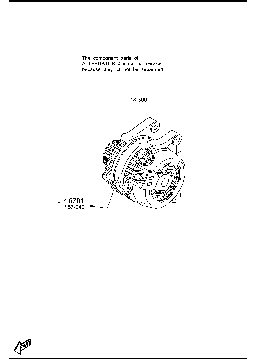 MAZDA Y666-18-300A - Alternatore www.autoricambit.com