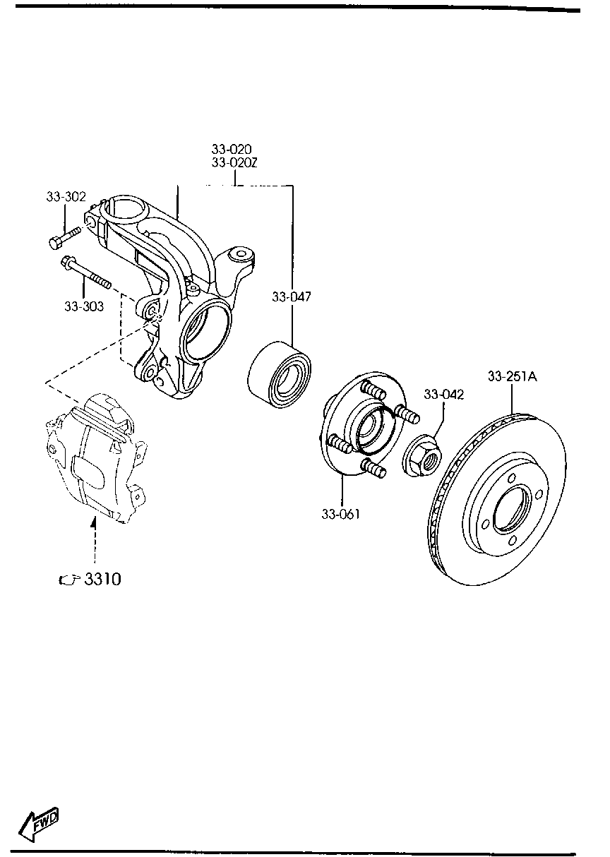 Mitsubishi DD63-33-25XA - Discofreno www.autoricambit.com