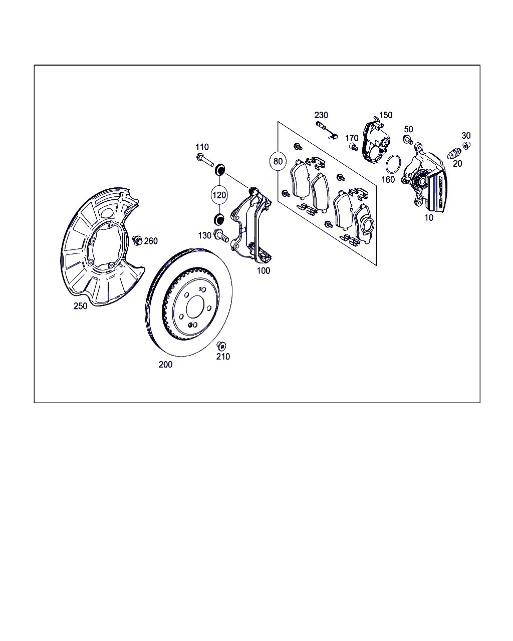 Mercedes-Benz A 008 420 11 20 - Kit pastiglie freno, Freno a disco www.autoricambit.com