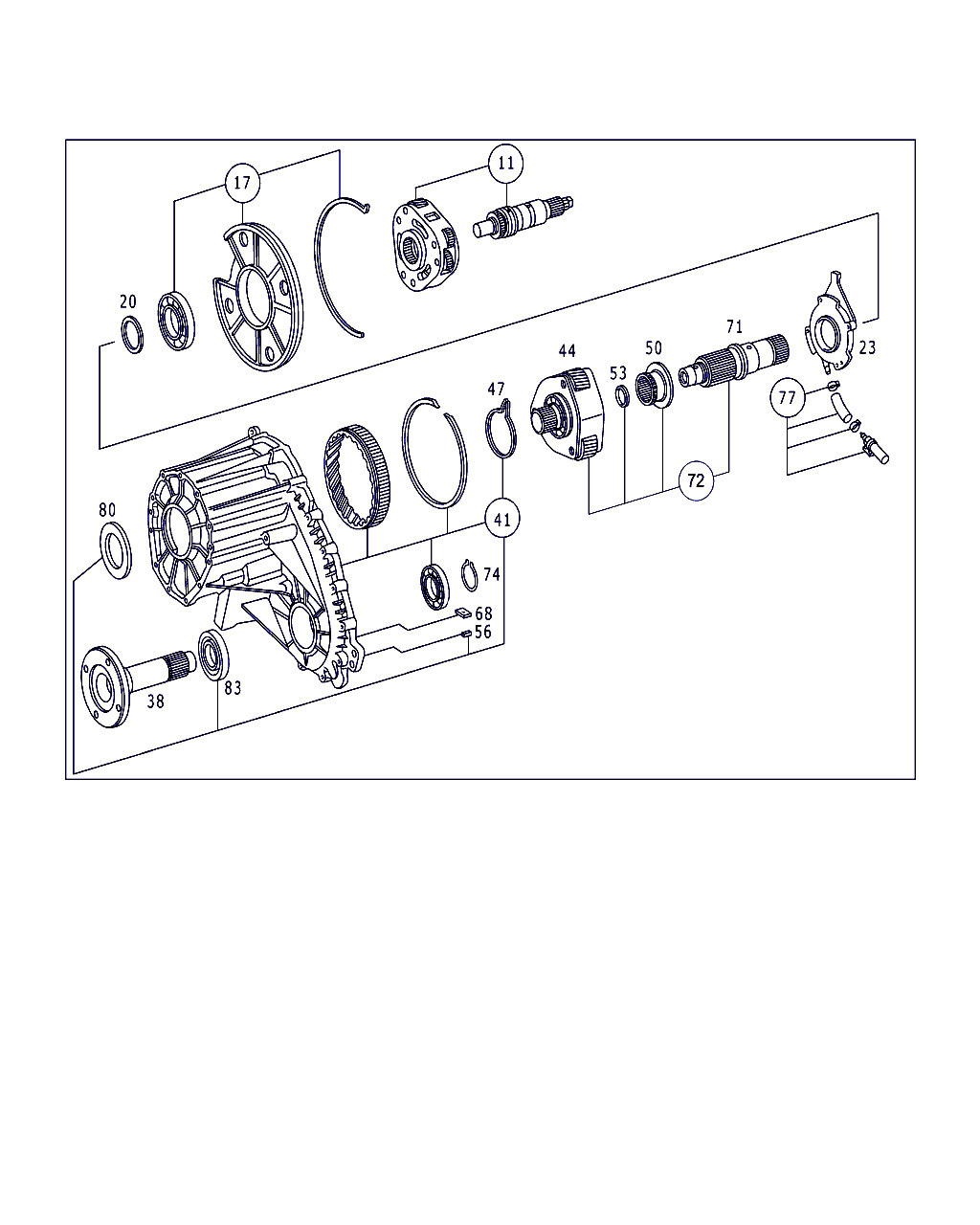 Mercedes-Benz A 163 284 00 60 - Paraolio, Ripartitore di coppia www.autoricambit.com