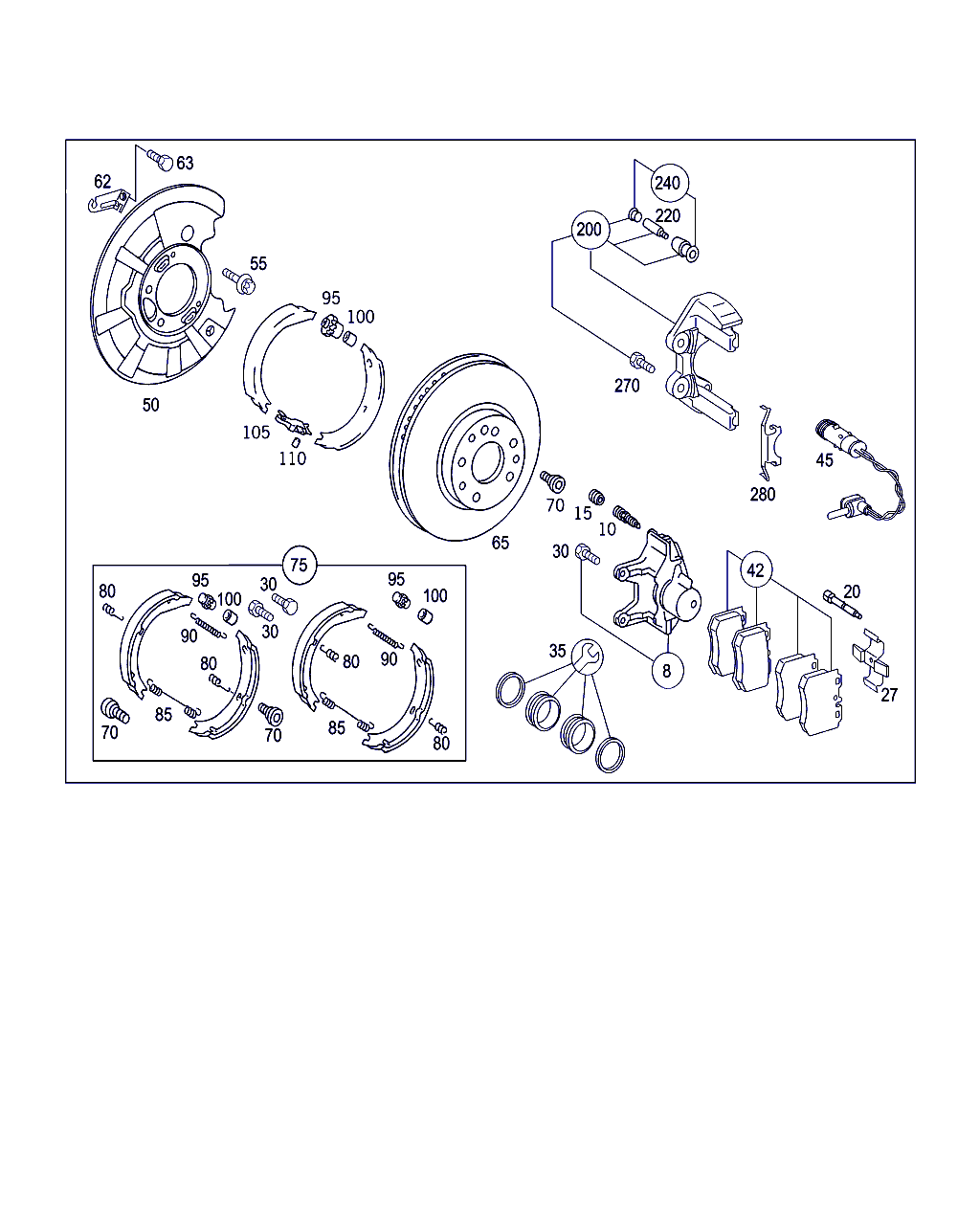 Mercedes-Benz A 220 540 06 17 - Contatto segnalazione, Usura past. freno/mat. d'attrito www.autoricambit.com