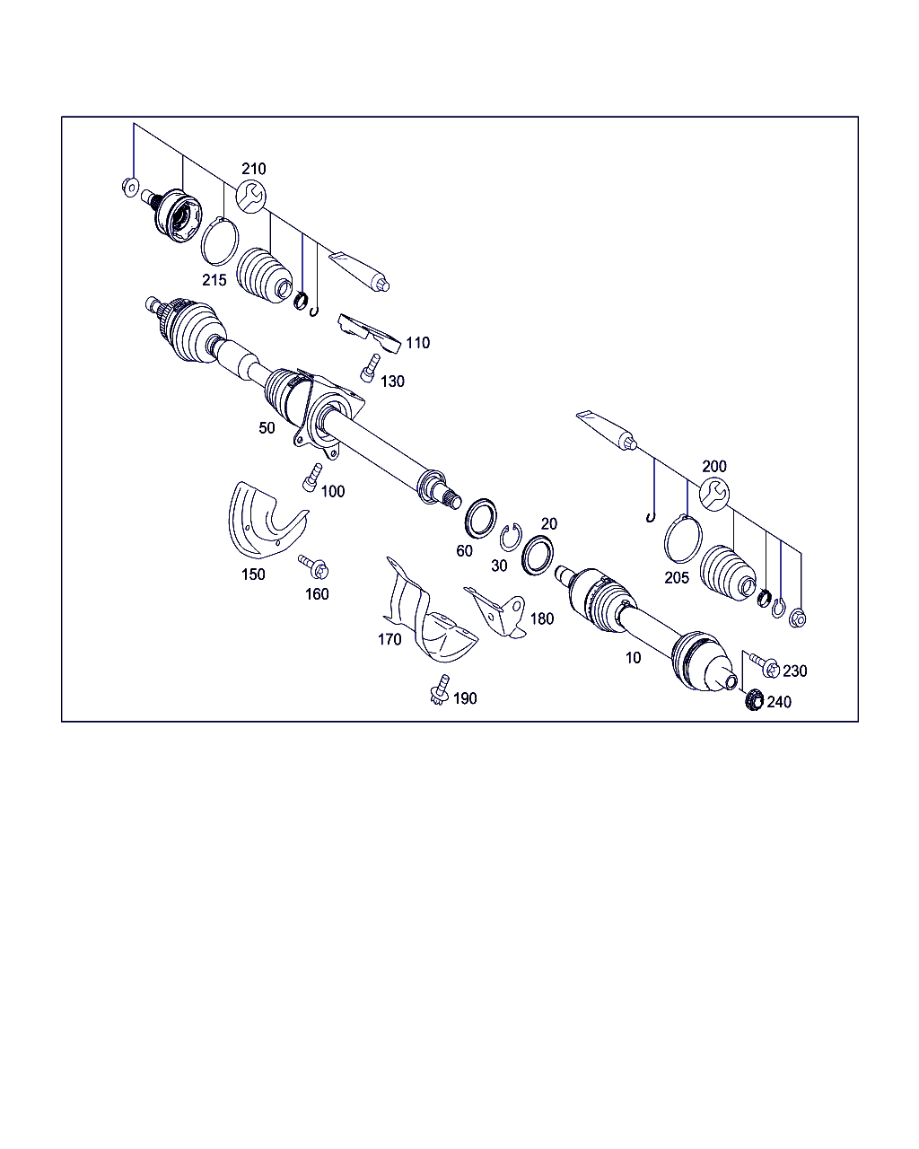 Mercedes-Benz A 169 360 62 72 - Kit giunti, Semiasse www.autoricambit.com