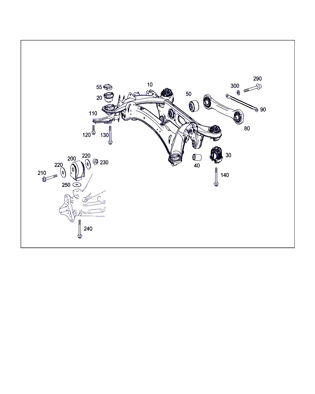 Mercedes-Benz A 001 990 11 03 - Kit riparazione, Braccio oscillante www.autoricambit.com