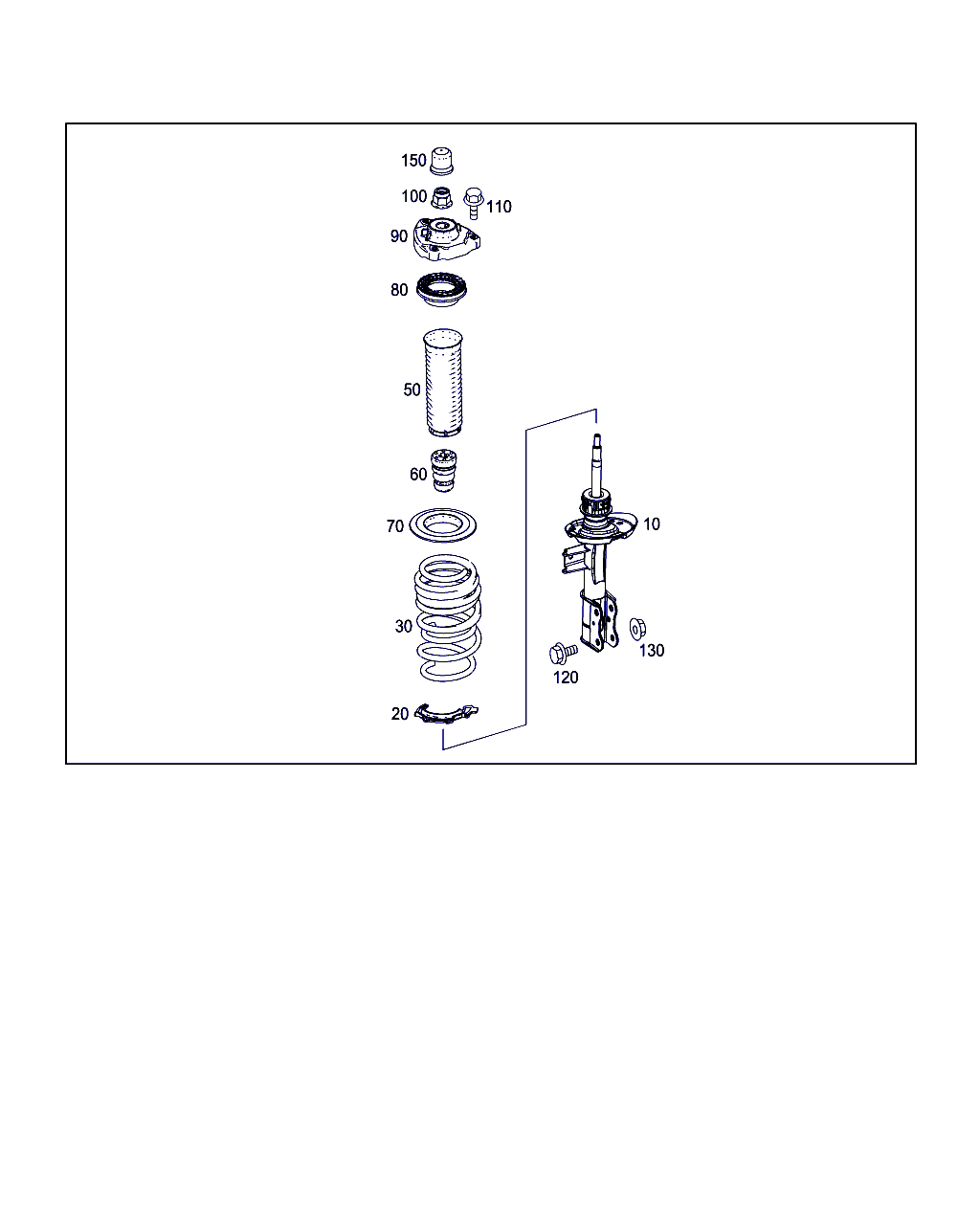 Mercedes-Benz A 246 321 02 06 - Kit parapolvere, Ammortizzatore www.autoricambit.com