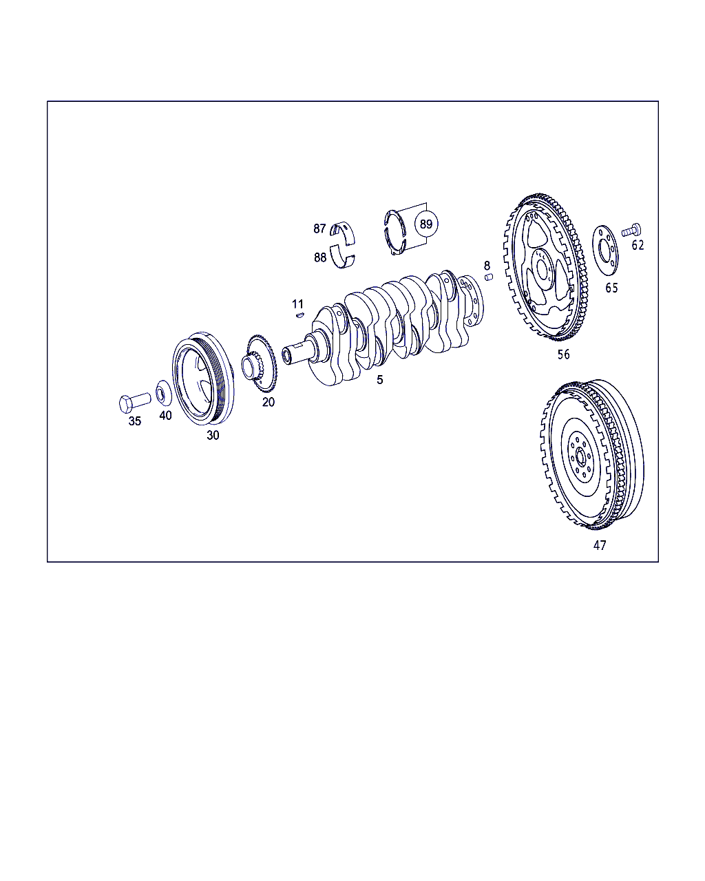 Mercedes-Benz A 271 052 19 03 - Kit catena distribuzione www.autoricambit.com