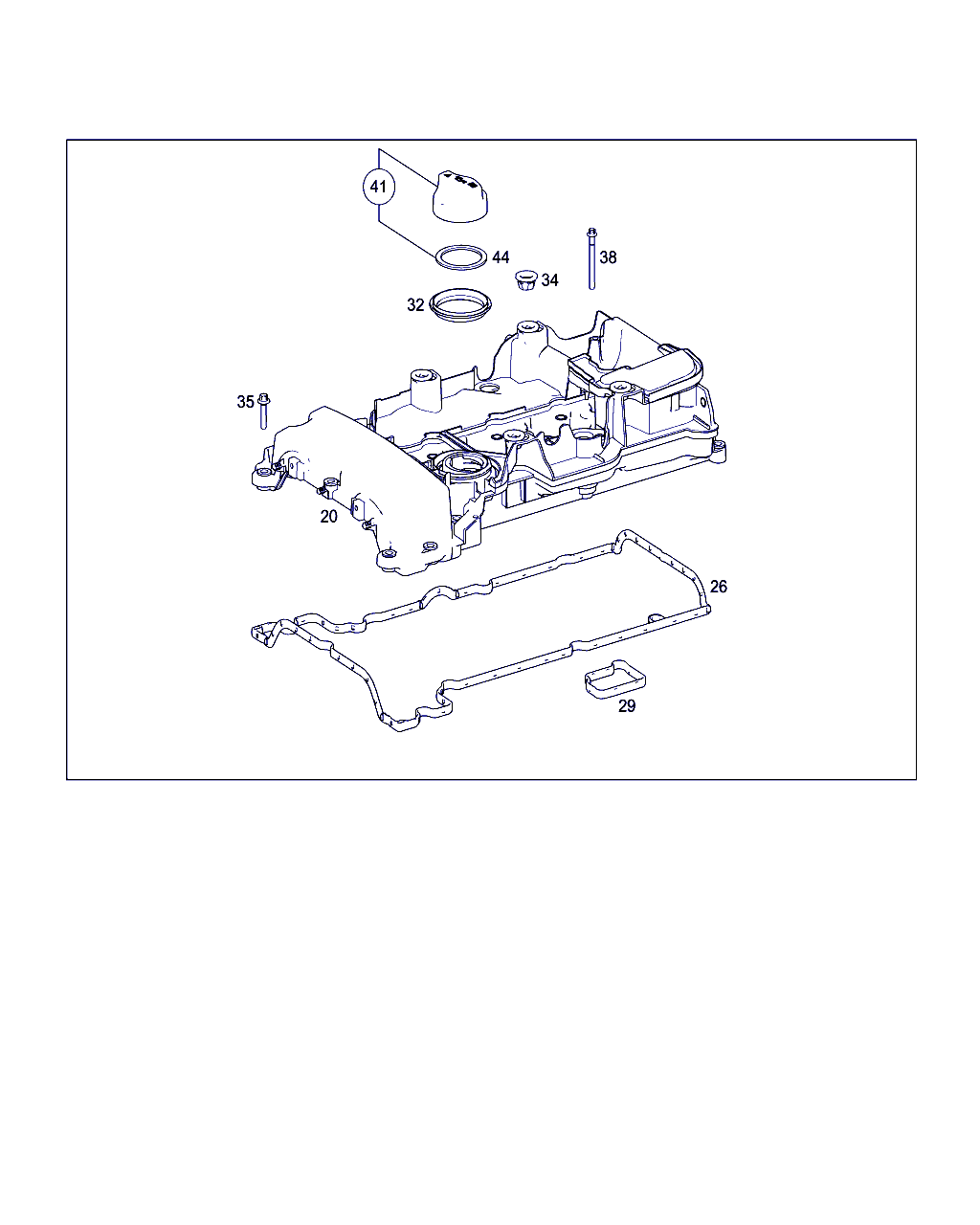 Mercedes-Benz A 271 016 12 21 - Kit guarnizioni, Copritestata www.autoricambit.com