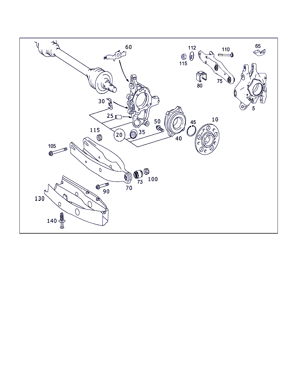 Mercedes-Benz A 230 981 01 27 - Kit cuscinetto ruota www.autoricambit.com