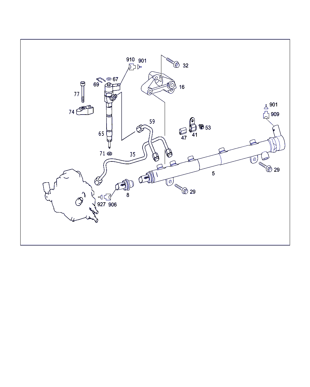 Mercedes-Benz A 646 070 11 87 - Supporto polverizzatore www.autoricambit.com