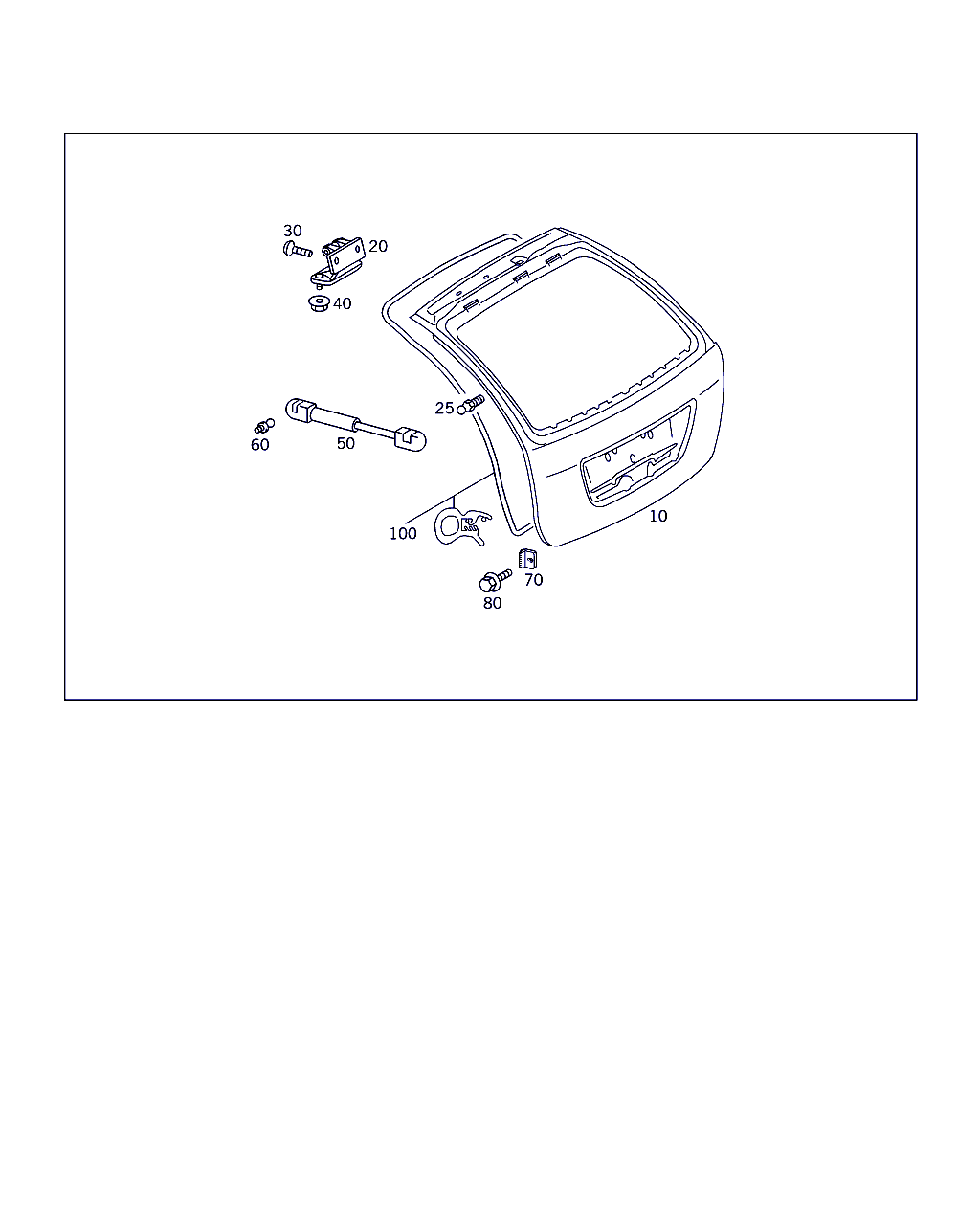 Mercedes-Benz A 203 740 00 45 - Ammortizatore pneumatico, Cofano bagagli /vano carico www.autoricambit.com