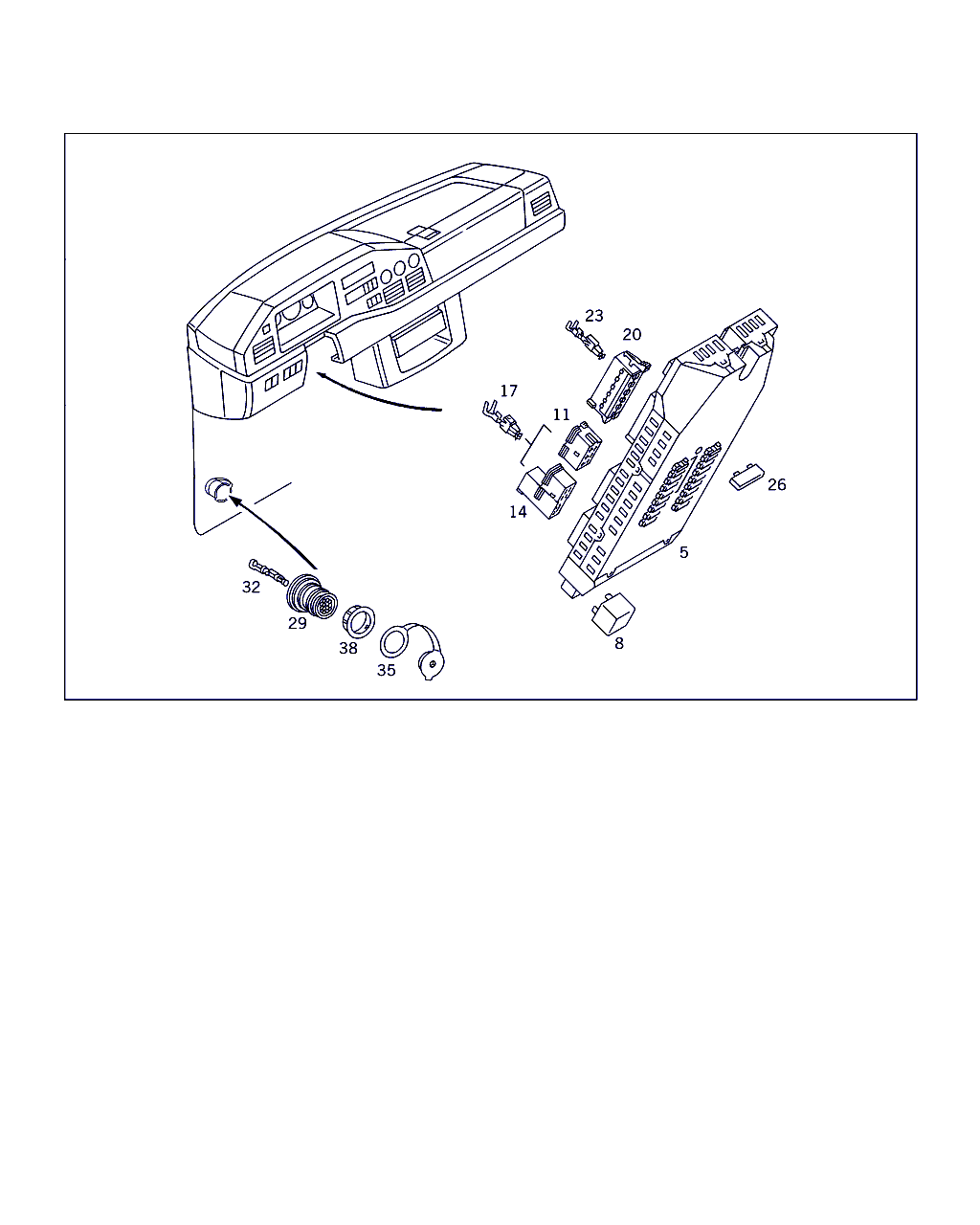 Mercedes-Benz A 003 545 86 05 - Relè multifunzione www.autoricambit.com