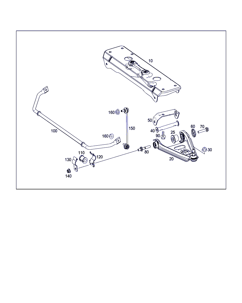 Mercedes-Benz A 451 320 01 89 - Asta/Puntone, Stabilizzatore www.autoricambit.com