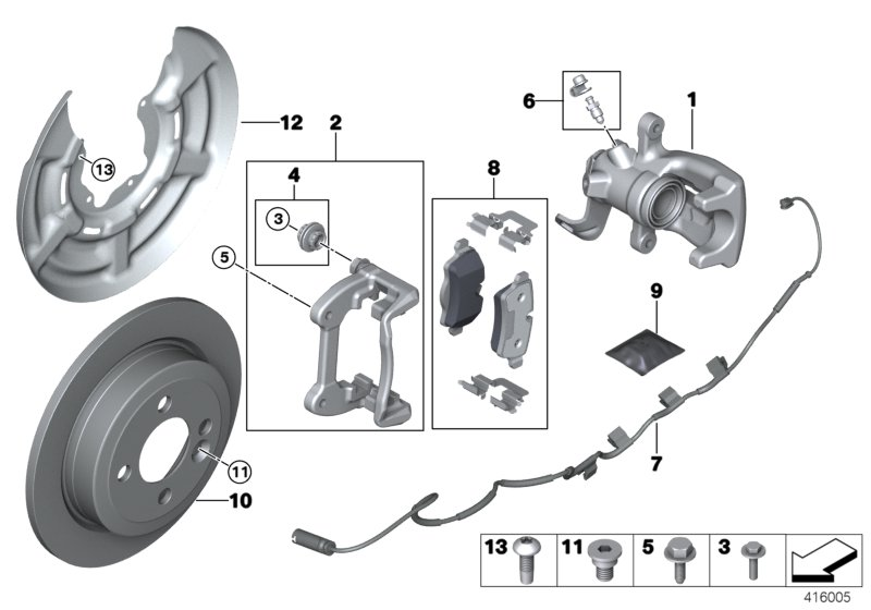 BMW 34 21 6 794 059 - Kit pastiglie freno, Freno a disco www.autoricambit.com