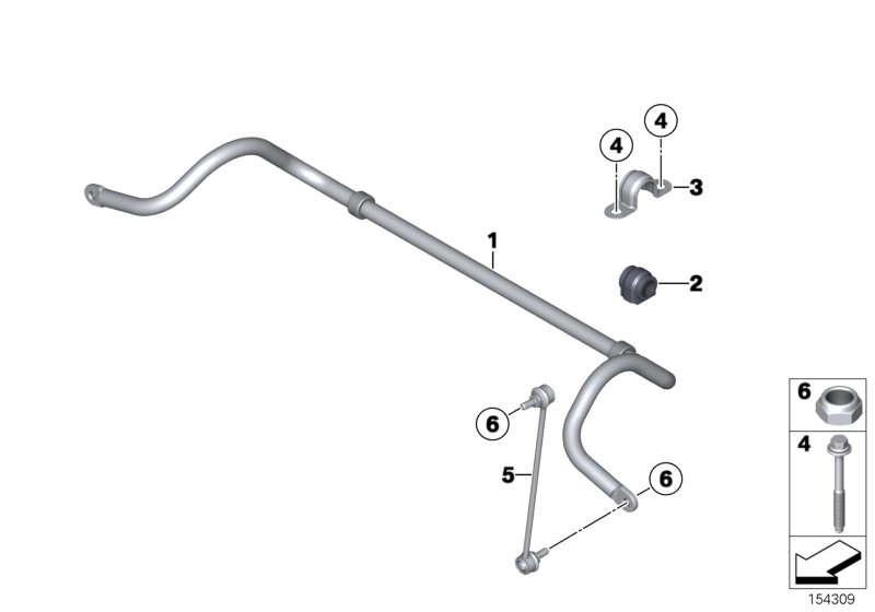 BMW 31 35 6 757 146 - Bronzina cuscinetto, Barra stabilizzatrice www.autoricambit.com