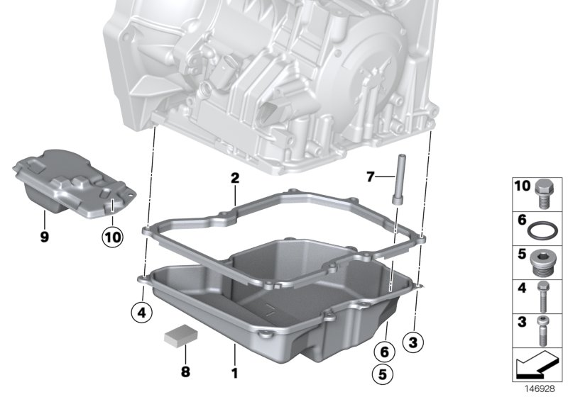 BMW 24347566358 - Filtro idraulico, Cambio automatico www.autoricambit.com