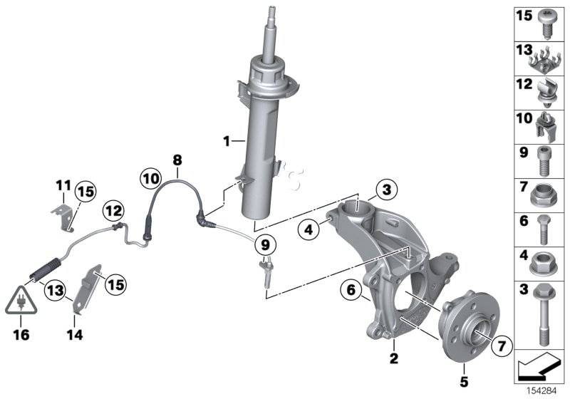 BMW 31 31 6 782 209 - Ammortizzatore www.autoricambit.com