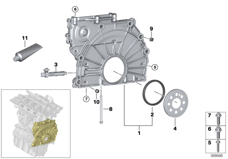 BMW 13 62 7 806 782 - Generatore di impulsi, Albero a gomiti www.autoricambit.com