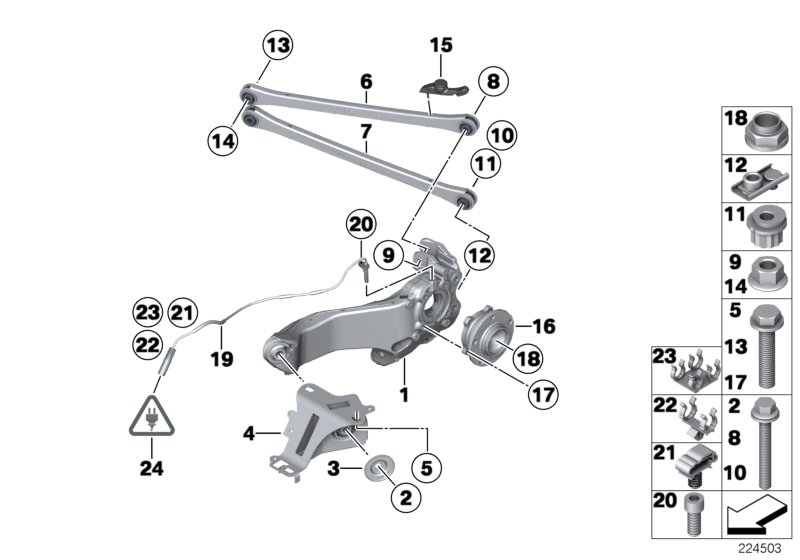 Mini 31 10 6 773 005 - Kit cuscinetto ruota www.autoricambit.com