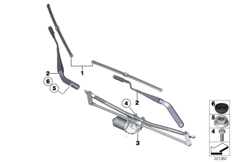 BMW 61 61 0 038 597 - Spazzola tergi www.autoricambit.com