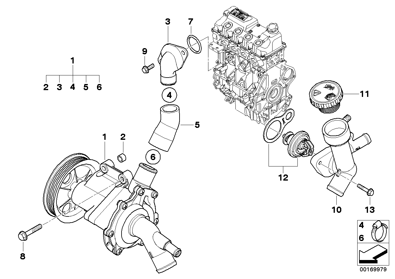 Mitsubishi 11517513062 - Pompa acqua www.autoricambit.com