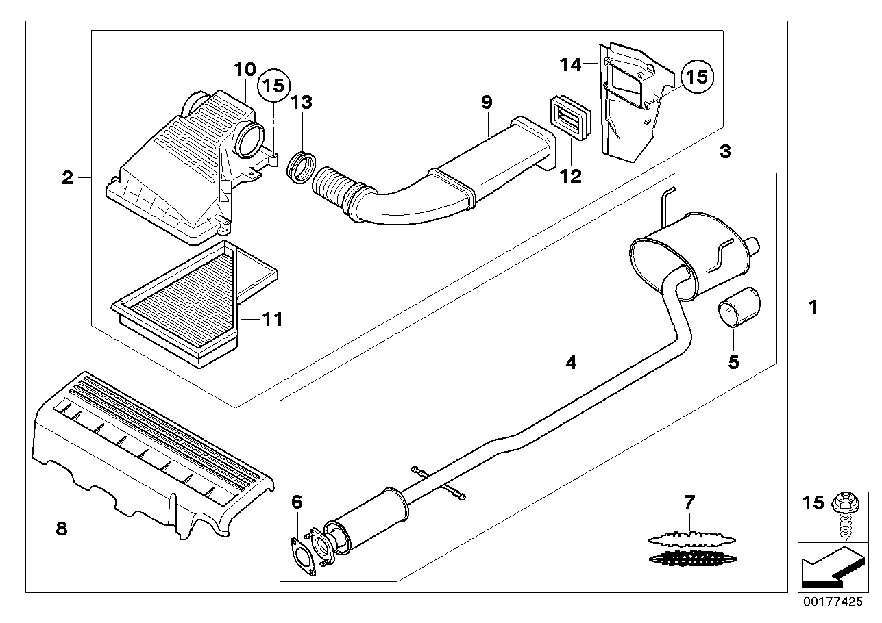 Mini 82120398919 - Terminale di scarico www.autoricambit.com