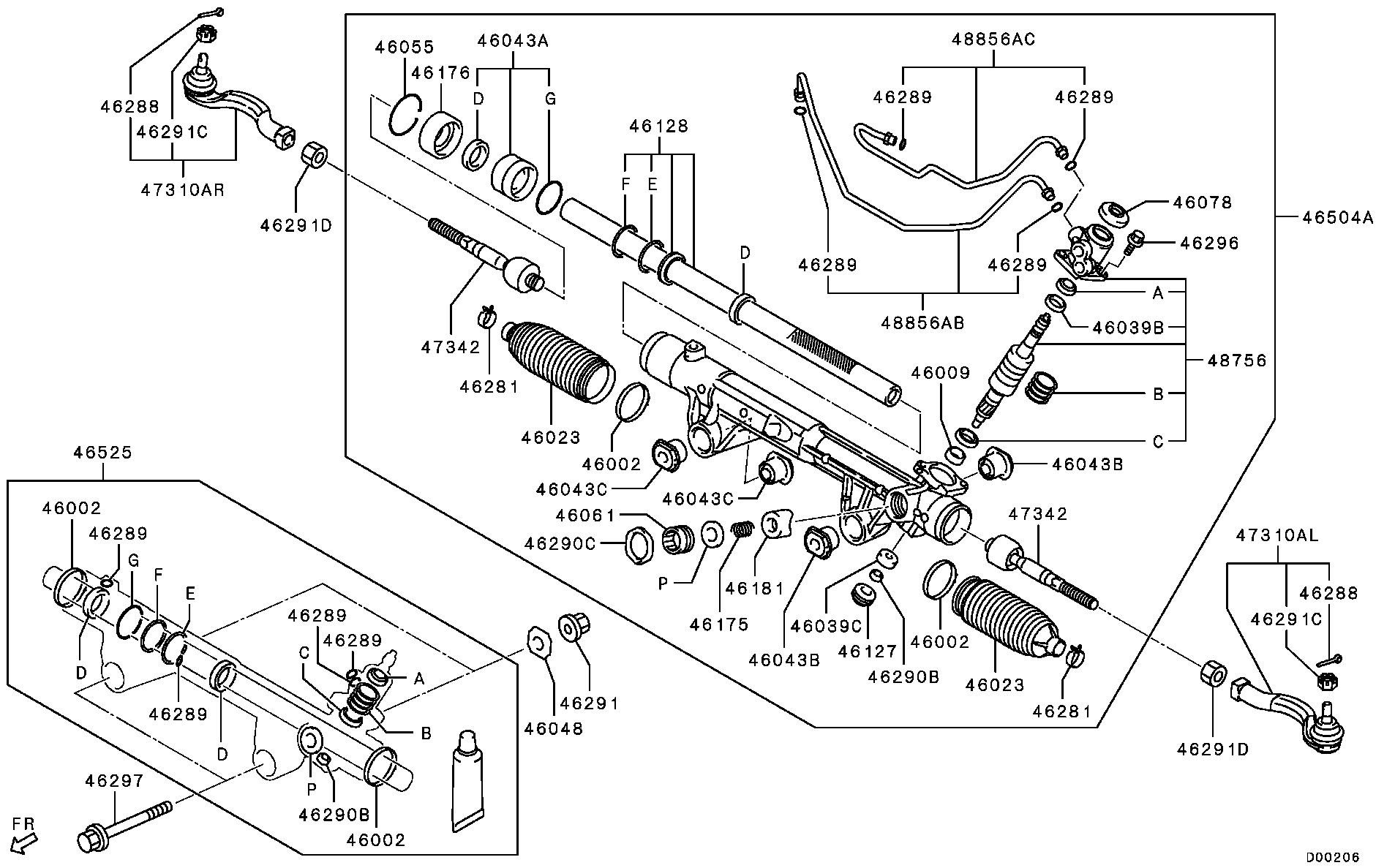 Mitsubishi 4410A759 - BELLOWS,STEERING GEAR www.autoricambit.com