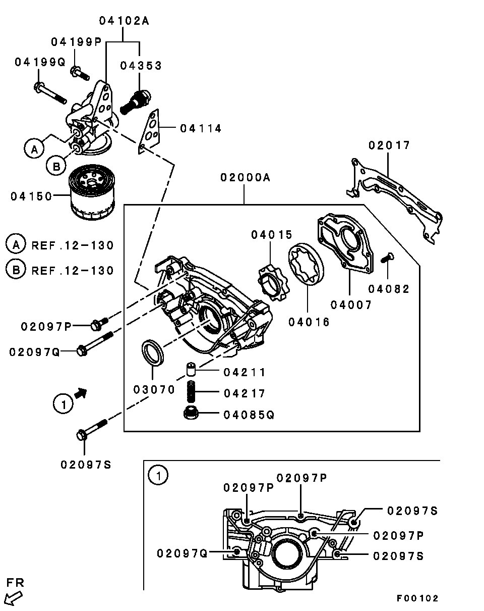 Mitsubishi MD37 2249 - Paraolio, Albero a gomiti www.autoricambit.com