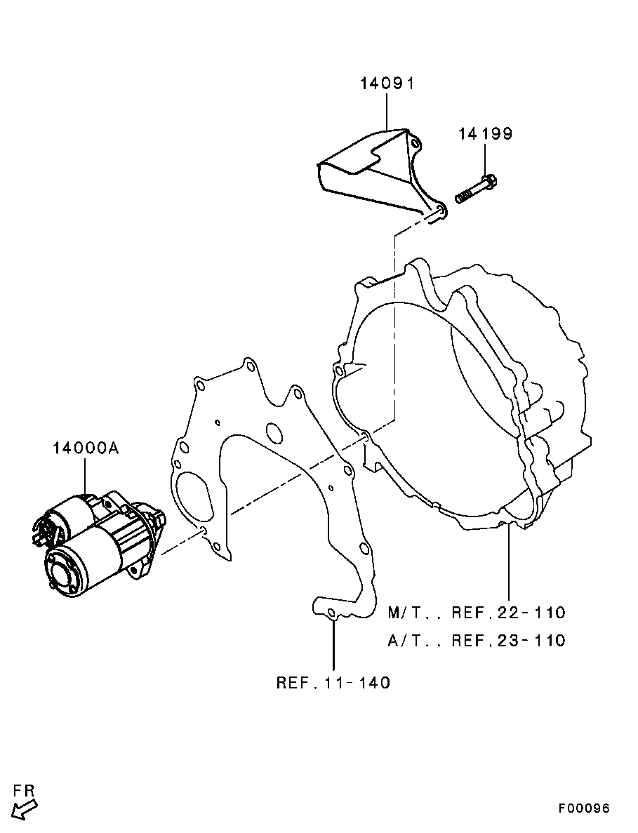 Mitsubishi MN176584 - Motorino d'avviamento www.autoricambit.com