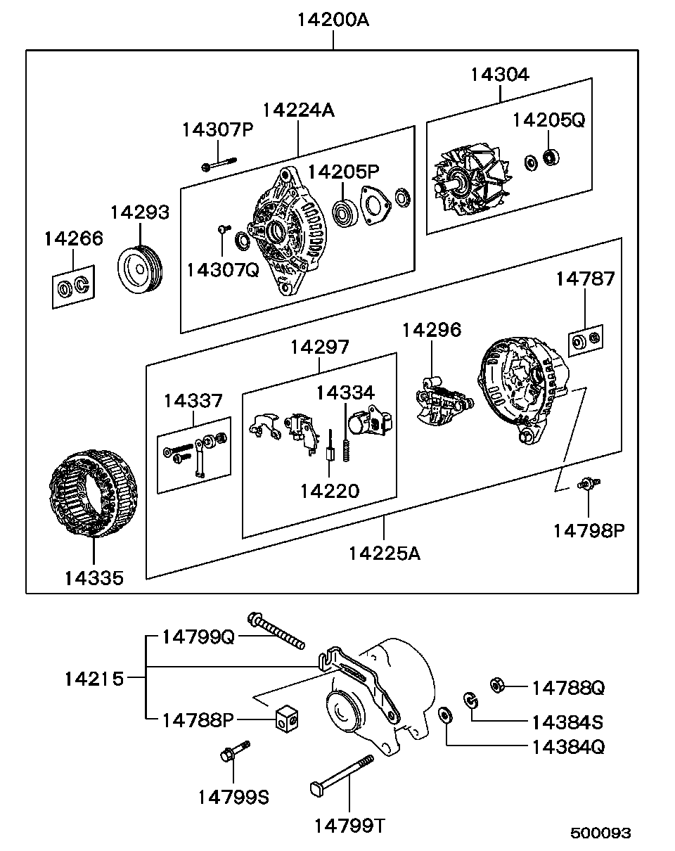 Mitsubishi MD 111148 - Alternatore www.autoricambit.com