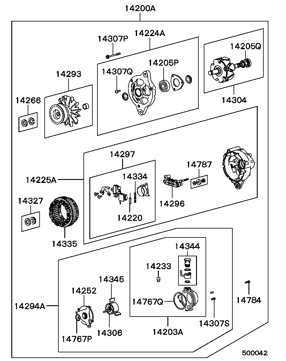 Mitsubishi MD 147245 - Alternatore www.autoricambit.com