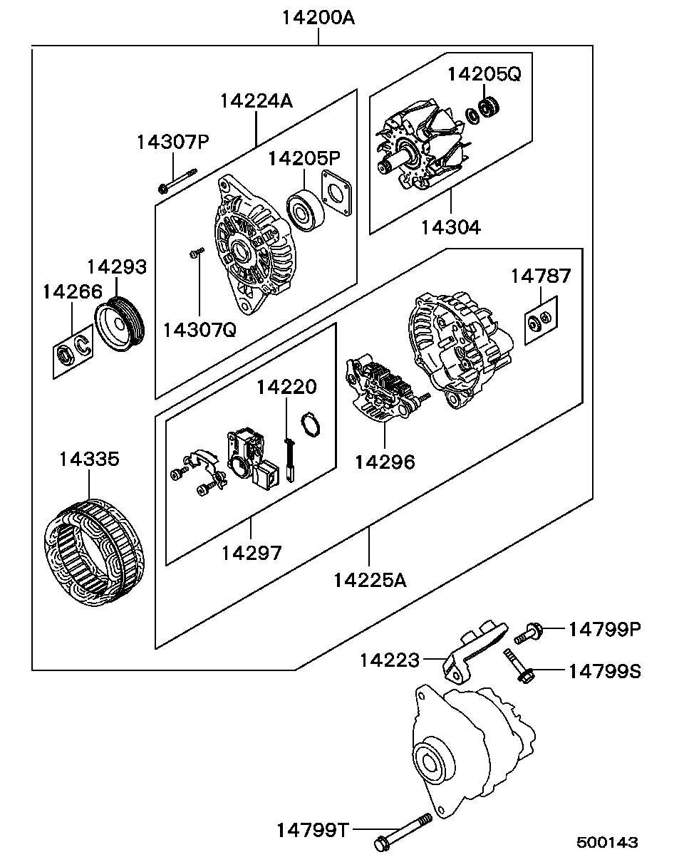 Mitsubishi MD 188242 - Alternatore www.autoricambit.com