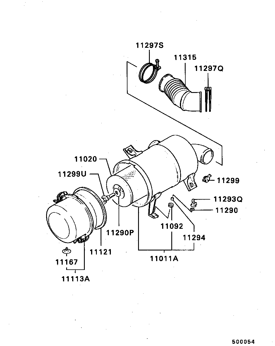 Mitsubishi MD 603384 - Filtro aria www.autoricambit.com