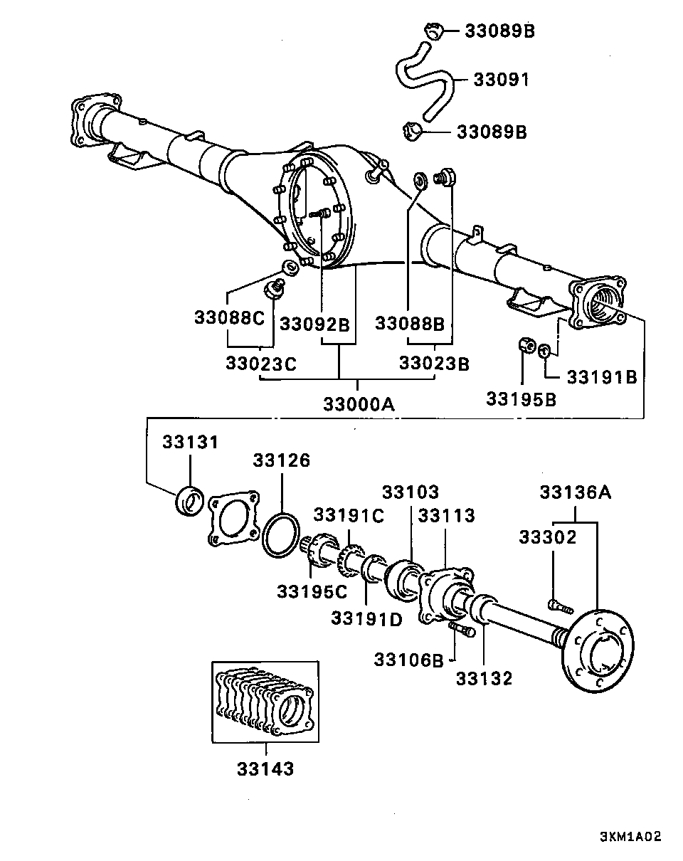 Mitsubishi MB092432 - Kit cuscinetto ruota www.autoricambit.com