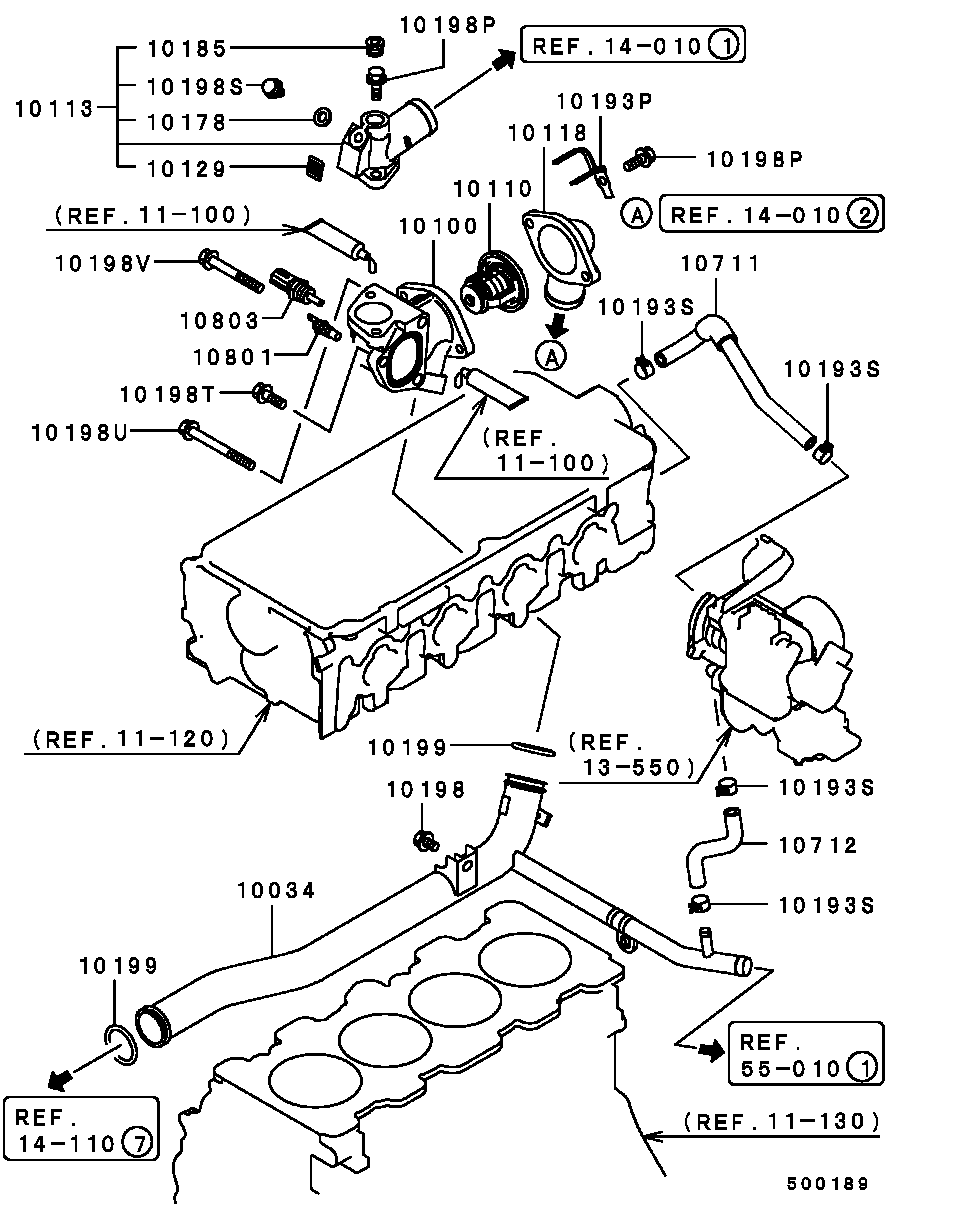 Mitsubishi MD315301 - Termostato, Refrigerante www.autoricambit.com