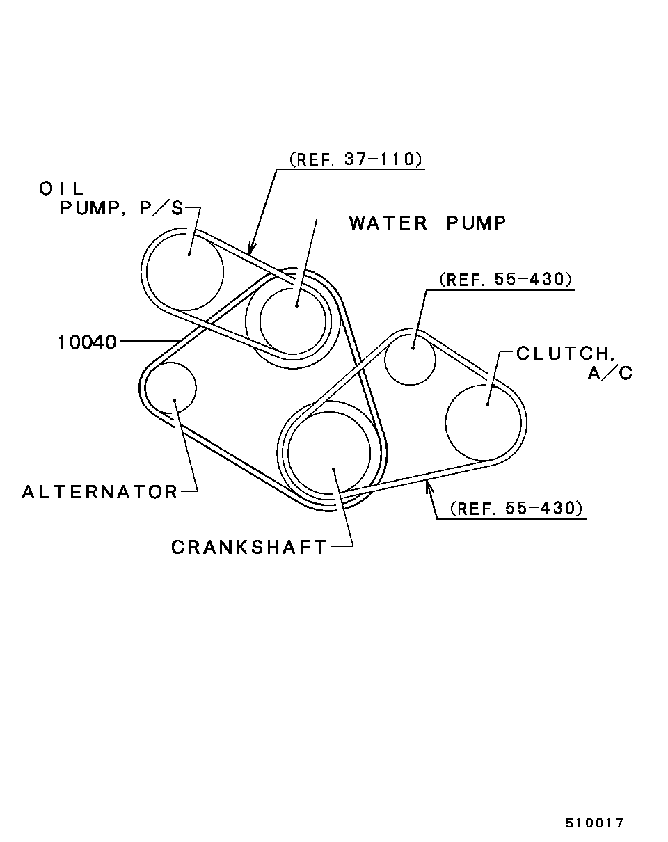 Mitsubishi MD316007 - Cinghia trapezoidale www.autoricambit.com